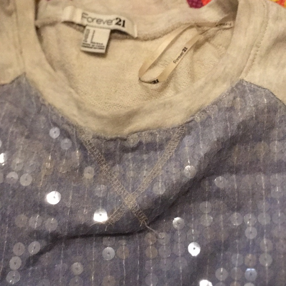 Sequin sweatshirt